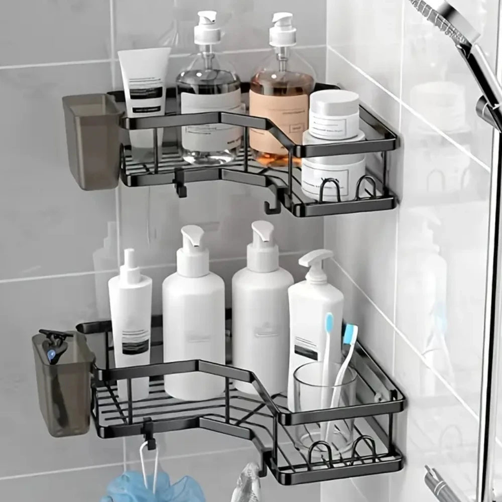 Suporte Organizador Para Canto e Parede 5pcs Multiuso