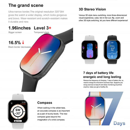Smart Watch 10 HD AMOLED Waterprof