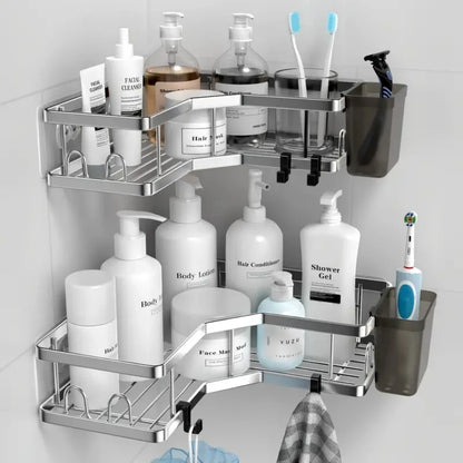 Suporte Organizador Para Canto e Parede 5pcs Multiuso