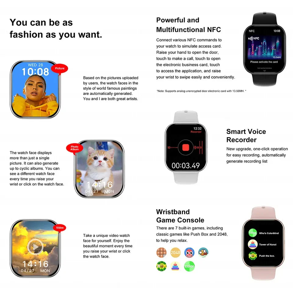 Smart Watch 10 HD AMOLED Waterprof