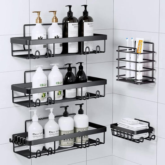 Suporte Organizador Para Canto e Parede 5pcs Multiuso